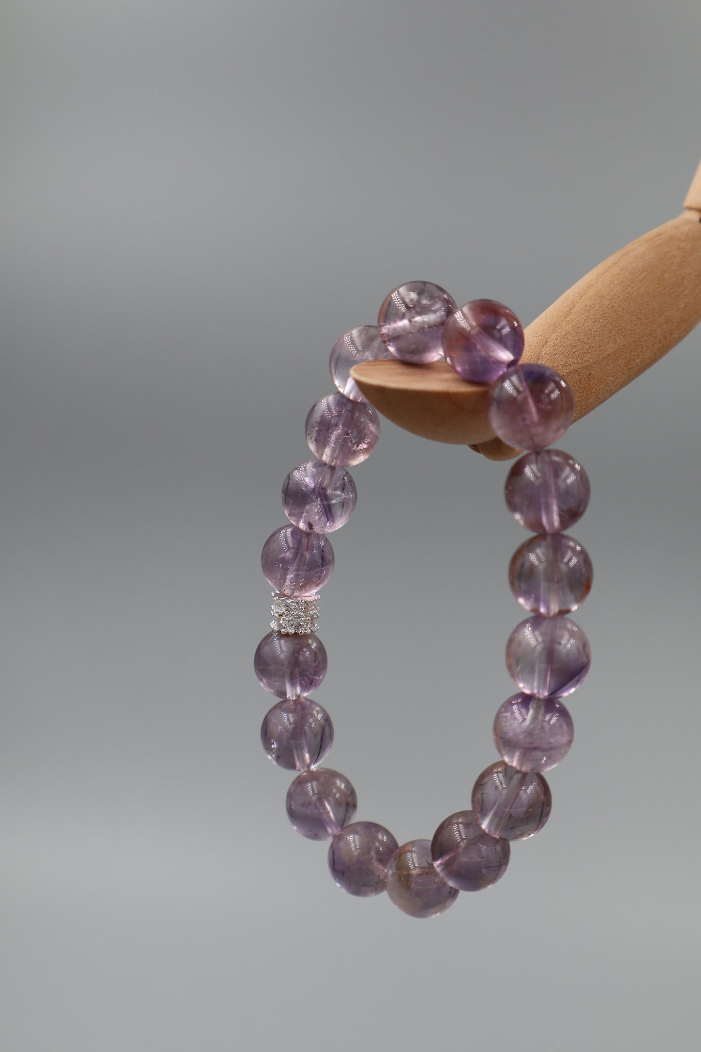 Amethyst Azeztulite bracelet