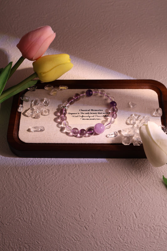 Multi-Element Amethyst Bracelet