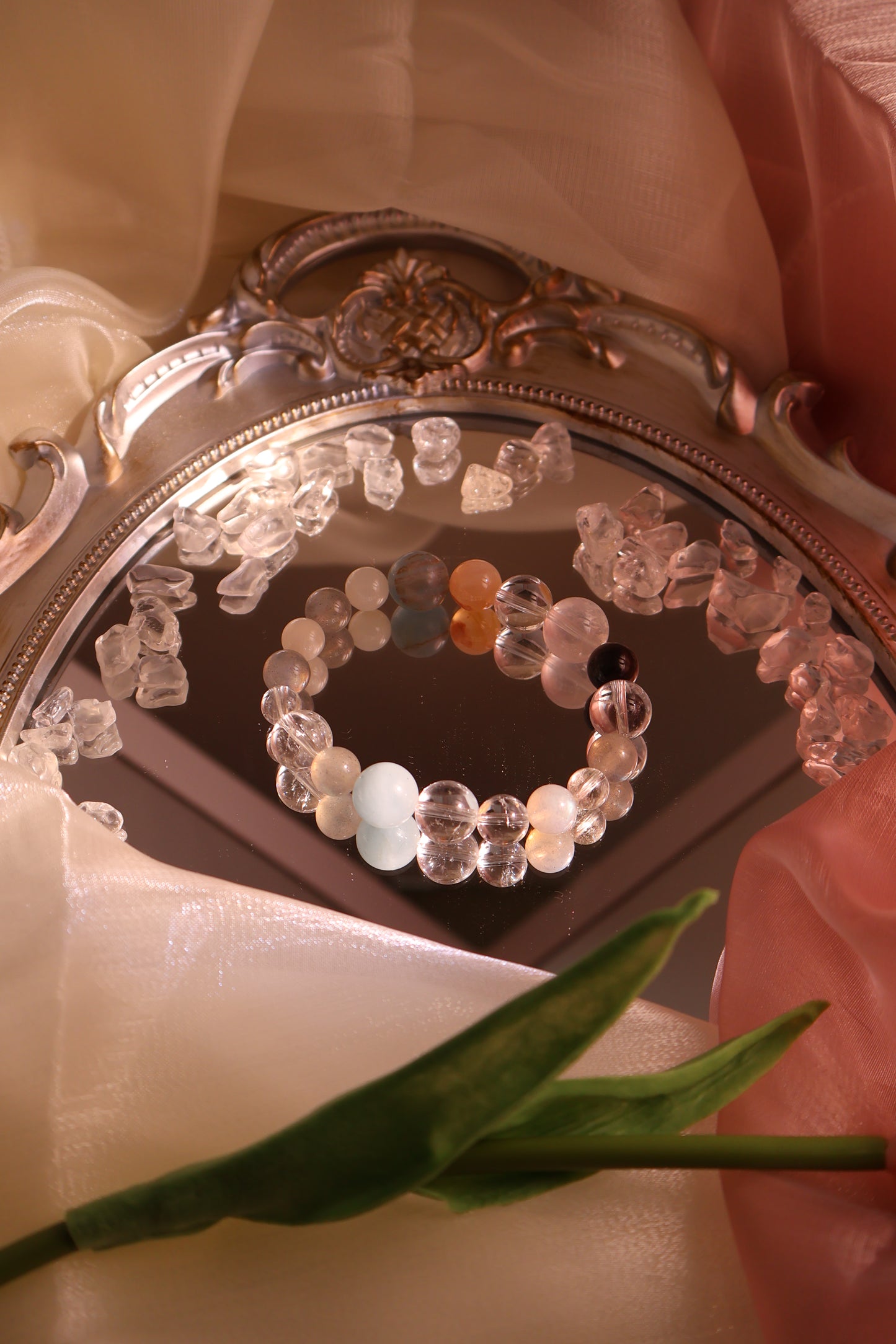 Multi-Gem Moonstone Bracelet