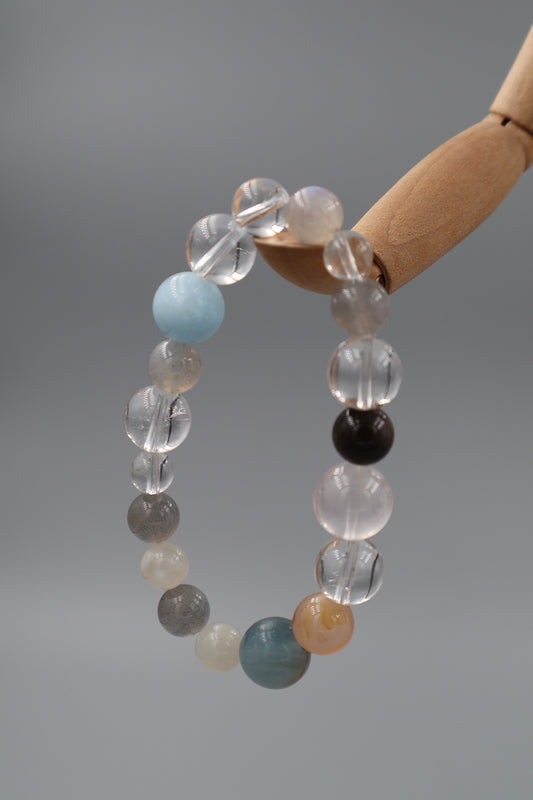 Multi-Gem Moonstone Bracelet